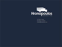 Tablet Screenshot of hronopoulos.com